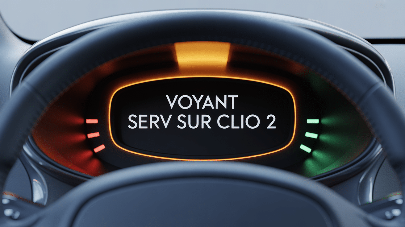 voyant serv clio 2 allumé sur tableau de bord