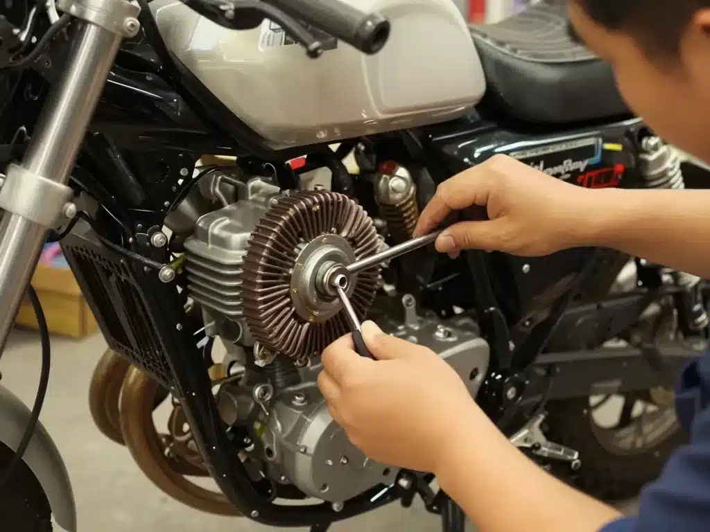 installation allumage mvt premium sur moteur moto