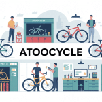 Illustration secteur vélo professionnel atoocycle