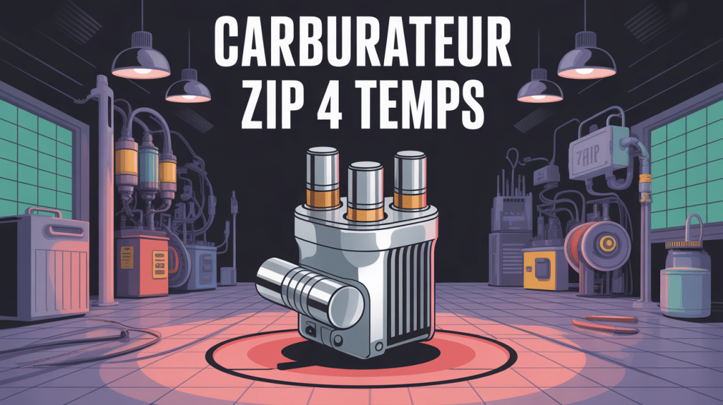 illustration carburateur zip 4 temps moderne