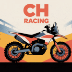 illustration ch racing enduro paddock moto compétition