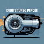 Illustration durite turbo percée sur moteur auto