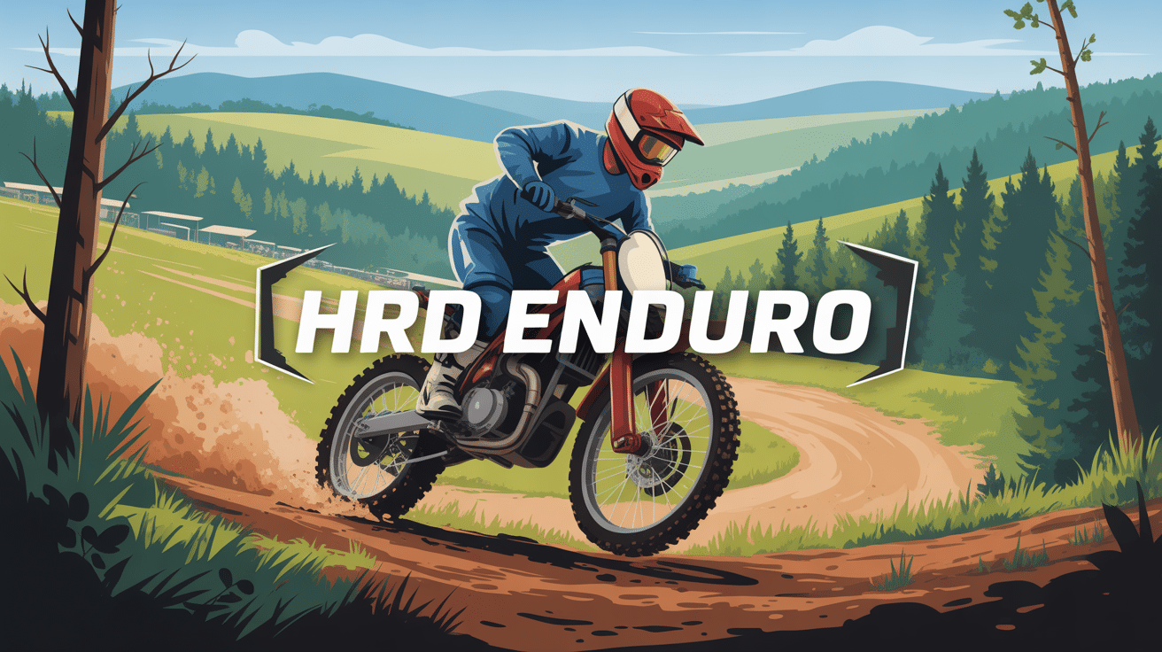 hrd enduro pilote obstacle ambiance compétitive