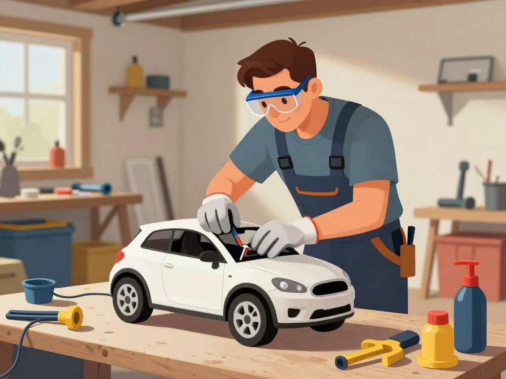 Montage sécurisé kit voiture électrique à monter soi-même DIY