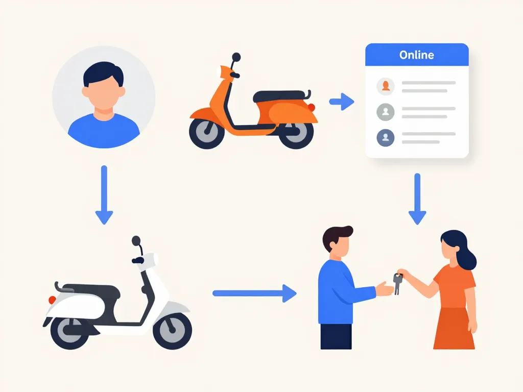 location scooter particulier schéma explication
