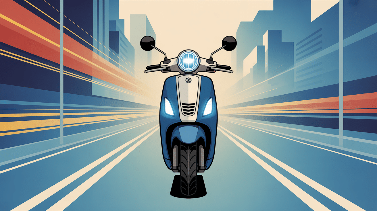 illustration pression pneu scooter 125 sécurisée