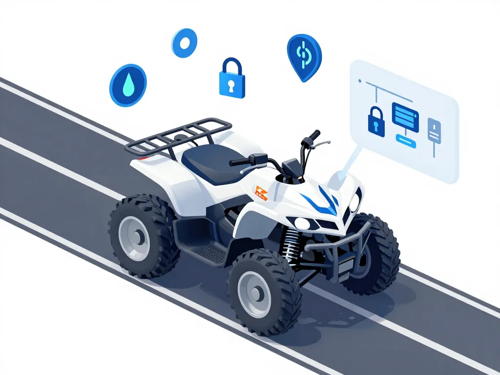 Quad tgb 1000 vitesse max bridage route