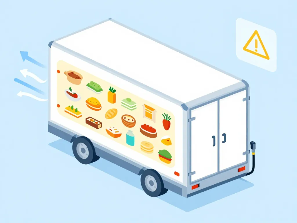 chargement sécurisé et utilisation d’une remorque frigo super u