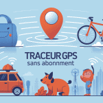 illustration traceur gps sans abonnement sans carte sim pour objets