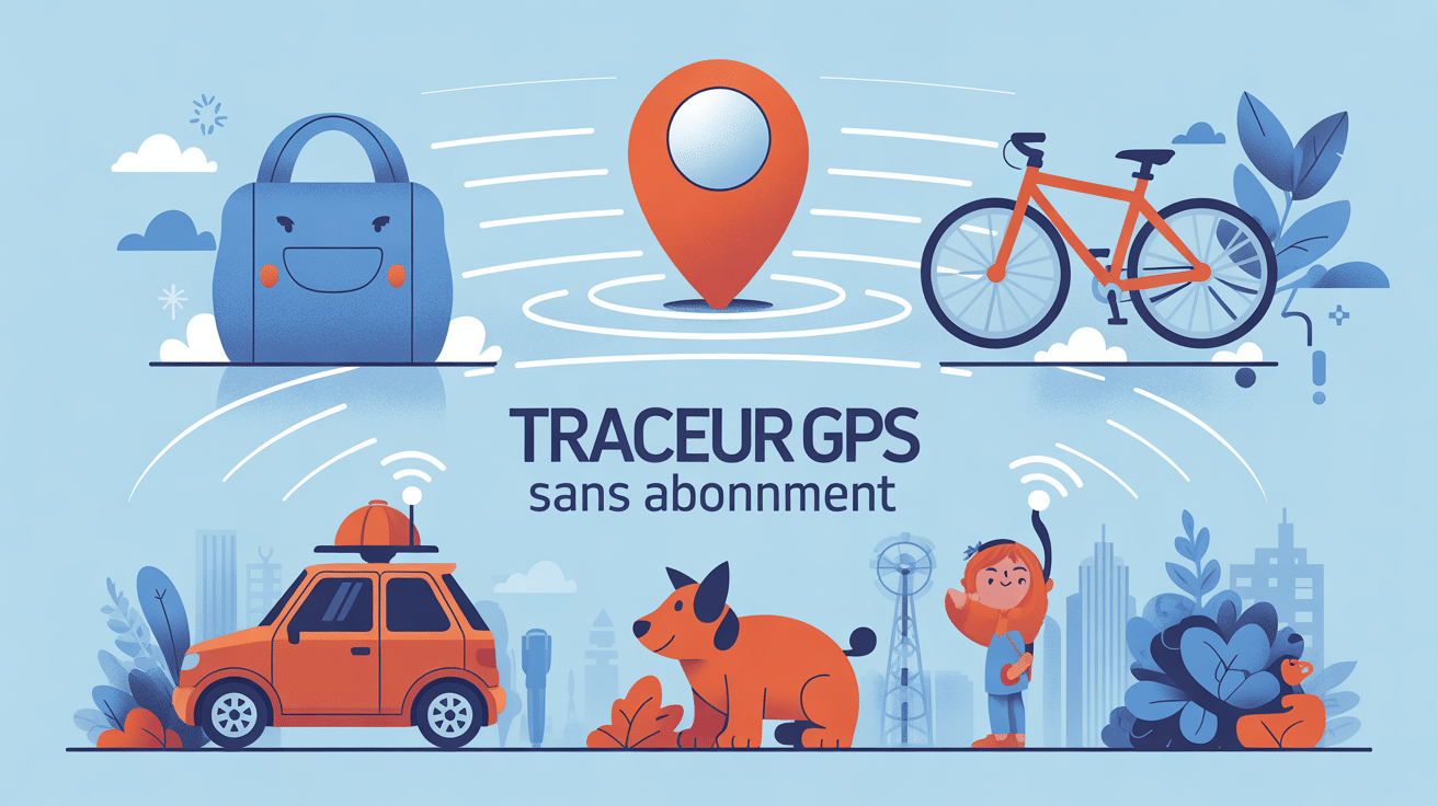 illustration traceur gps sans abonnement sans carte sim pour objets