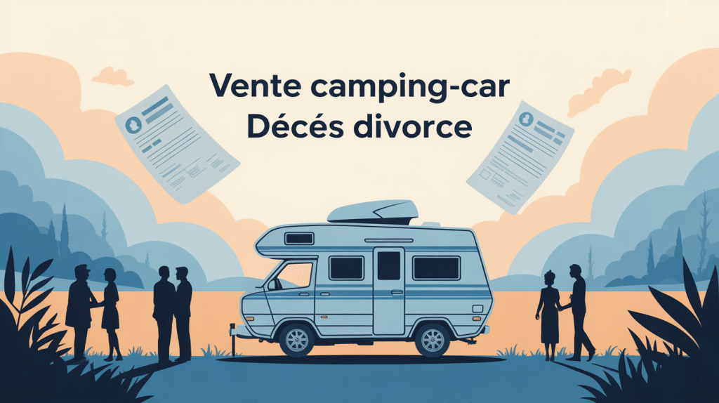 vente camping-car cause décès divorce illustration émotionnelle