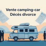 vente camping-car cause décès divorce illustration émotionnelle