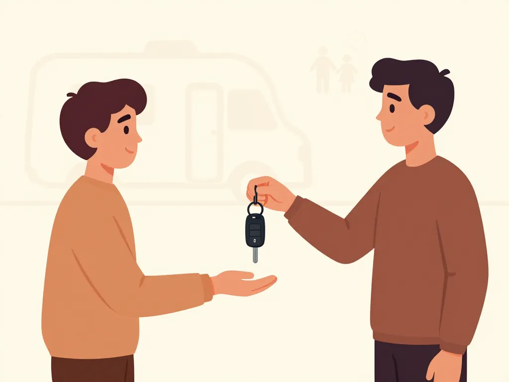 vente camping-car cause décès divorce organisation vente image