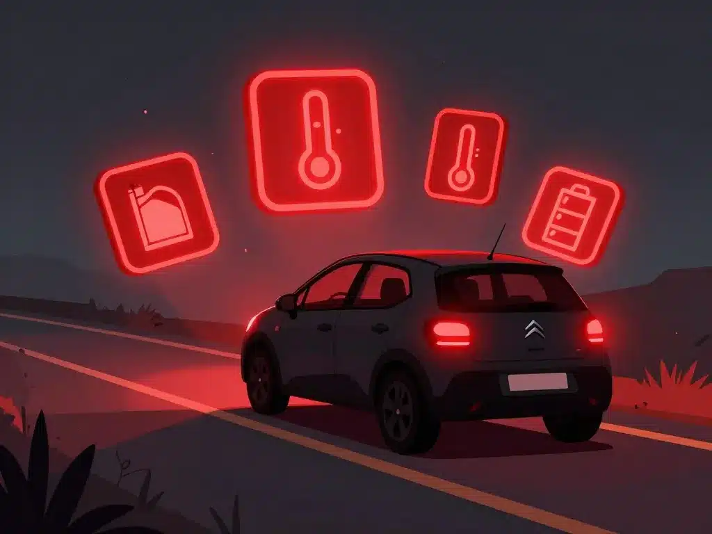 visuel voyant citroën c3 signification urgences voyants rouges