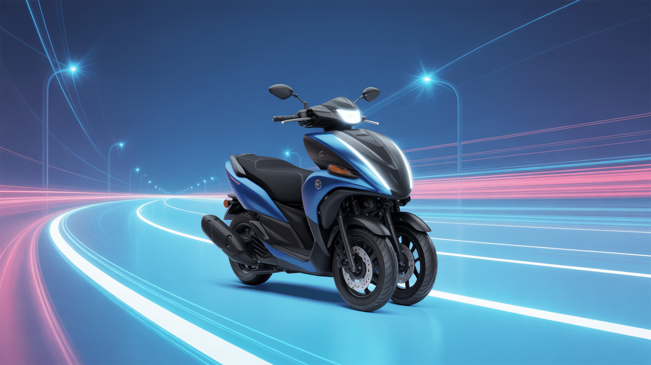 yamaha tricity 500 vitesse max scooter trois roues moderne