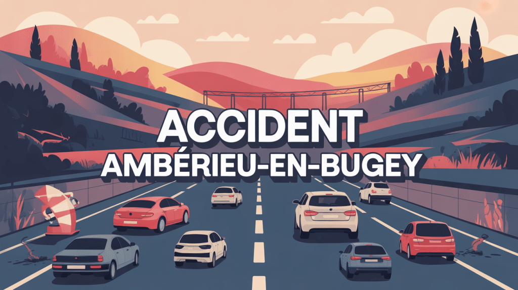 accident ambérieu en bugey image vectorielle routes et gares