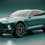 Illustration raffinée Aston Martin DBX Concept SUV luxe