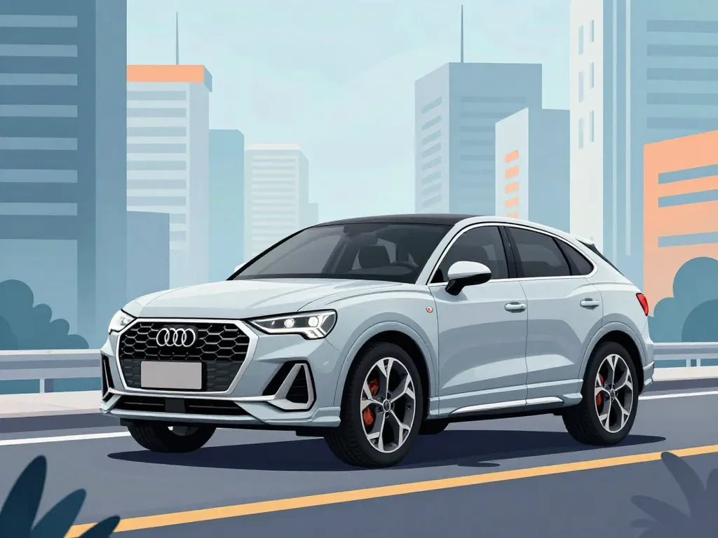 audi q3 sportback design sportif silhouette urbaine