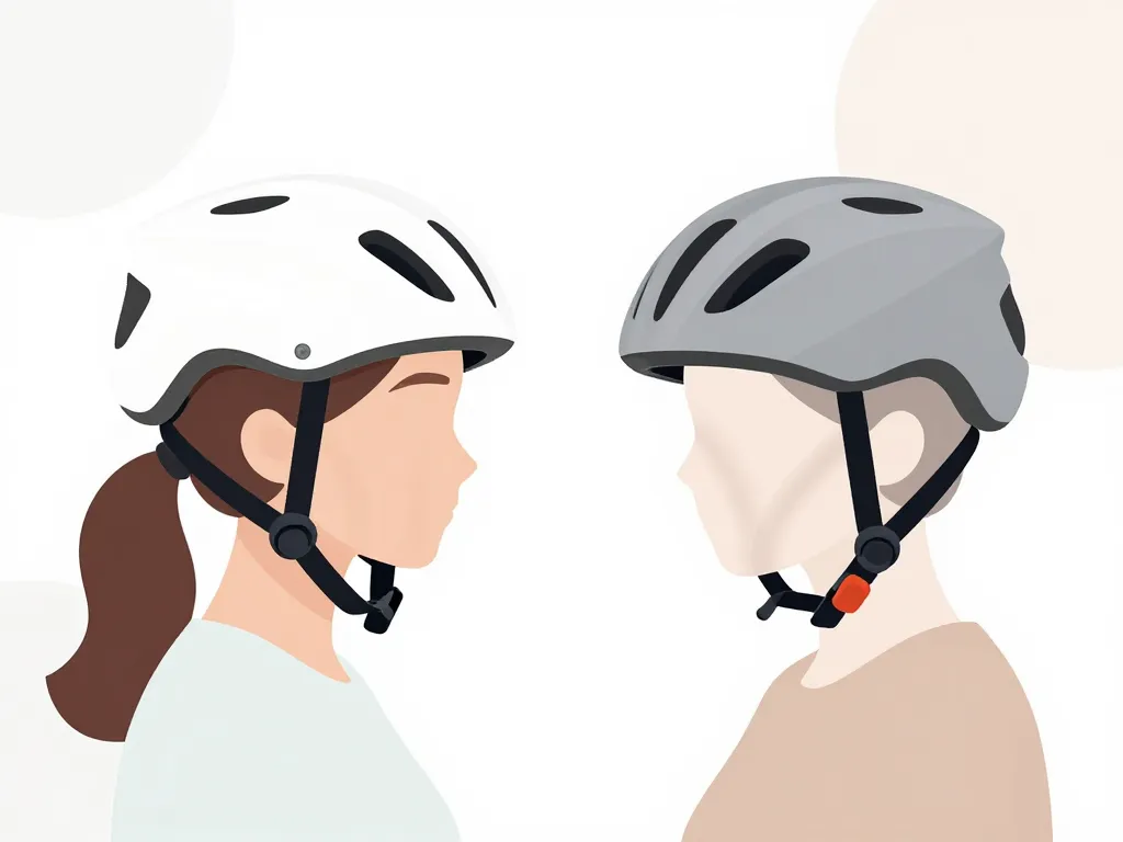 Comparaison casque vélo femme et casque unisexe