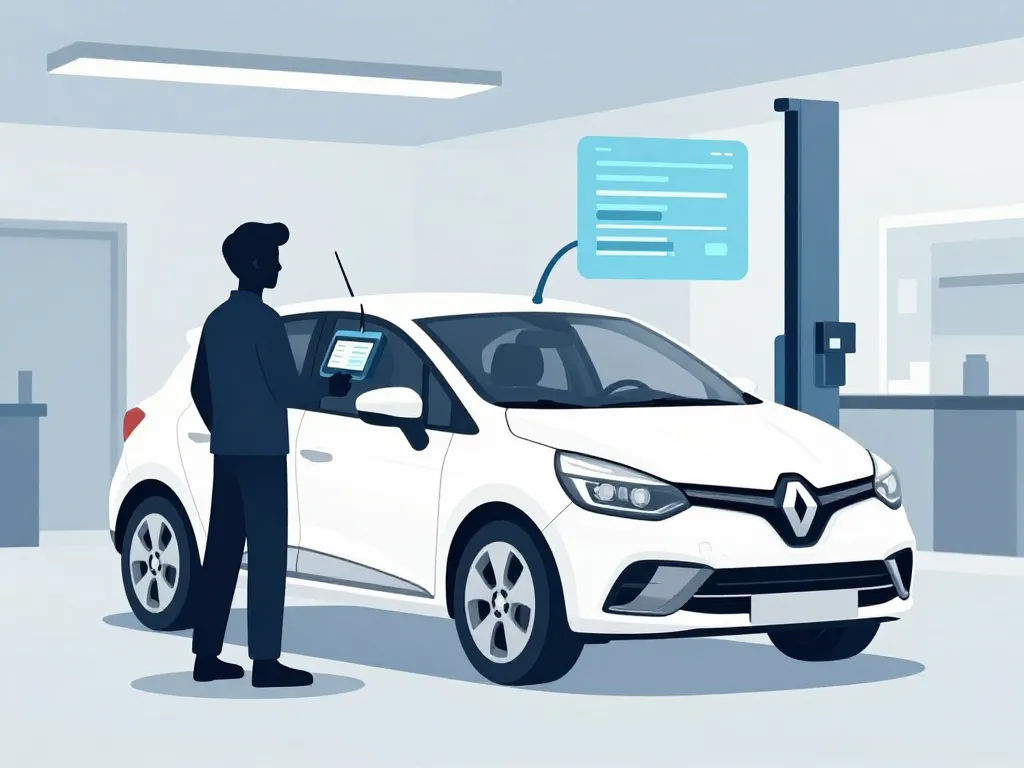 technicien renault récupération code authentification clio 4