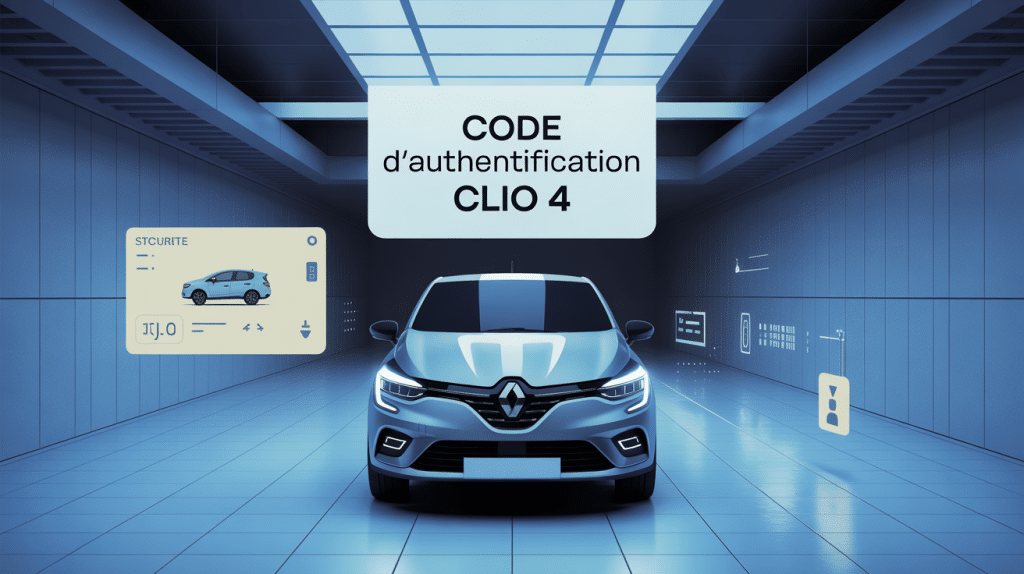 illustration code authentification clio 4 sécurité électronique