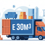 illustration e 30m3 benne camion box utilisation