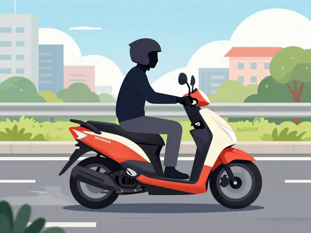 Honda Forza 125 vitesse max scooter sur route vraie