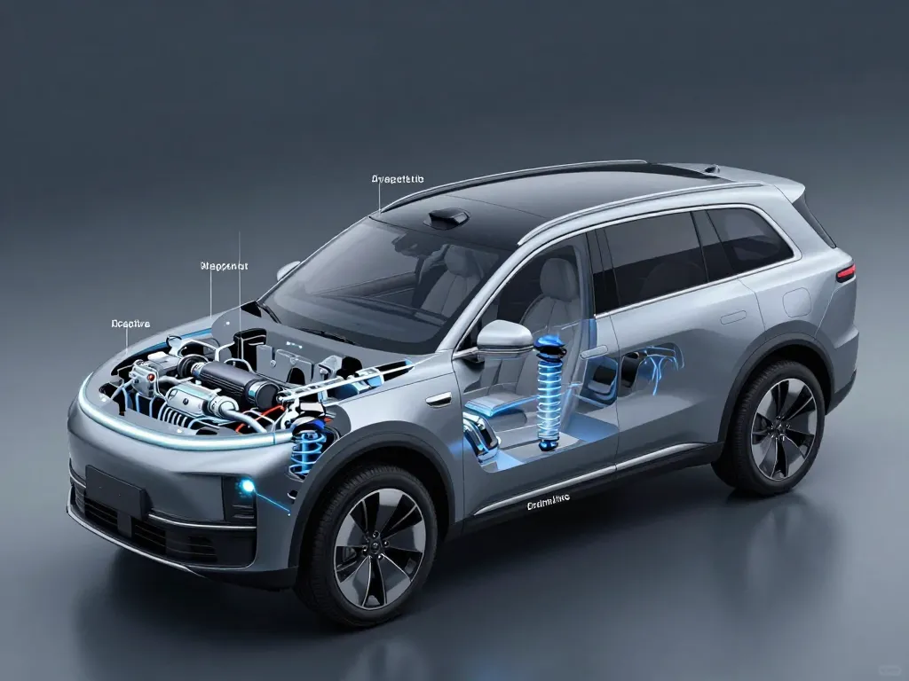 Diagramme innovations techniques Aston Martin DBX Concept SUV