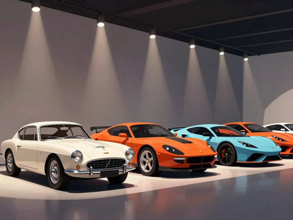 La plus belle voiture au monde, rangée de modèles légendaires