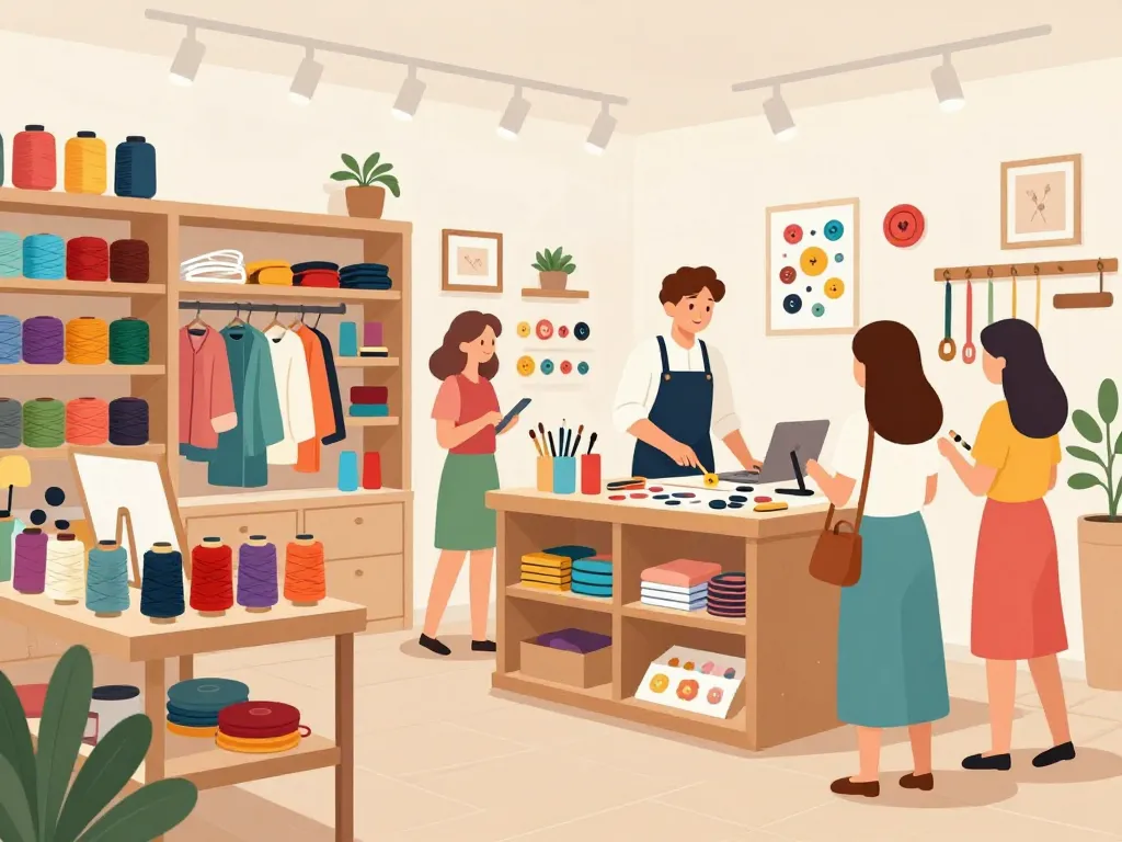 intérieur magasin mercier contemporain