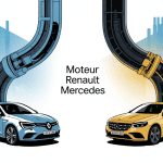 illustration alliance moteur renault et mercedes