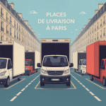scène place livraison paris véhicules utilitaires
