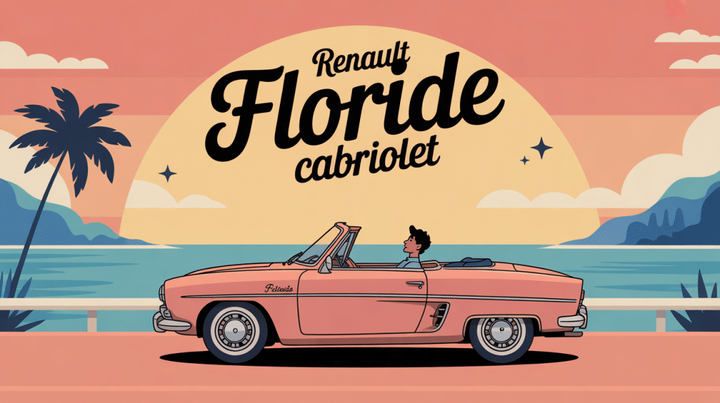 renault floride convertible voiture de collection élégance rétro