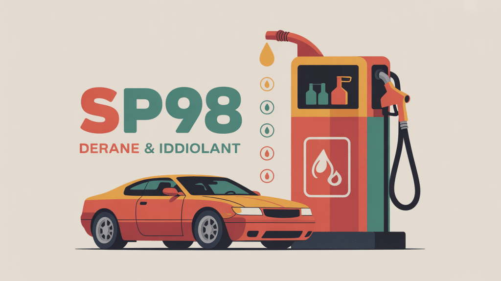 illustration pompe essence sp98