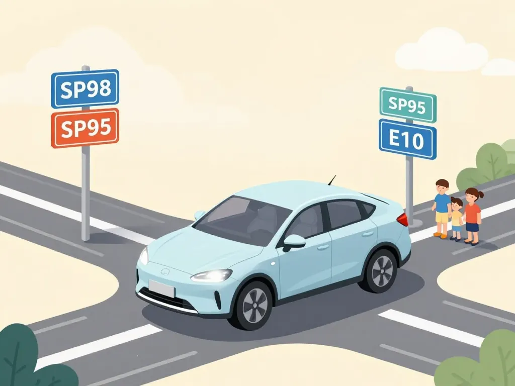 comparatif choix sp98 sp95 e10 voiture