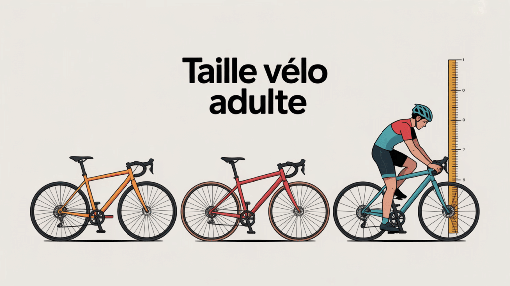 illustration taille velo adulte types et mesure cadre