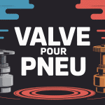 Illustration valve pour pneu Schrader Presta Dunlop