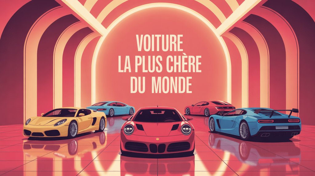 vue luxueuse voiture la plus chere du monde