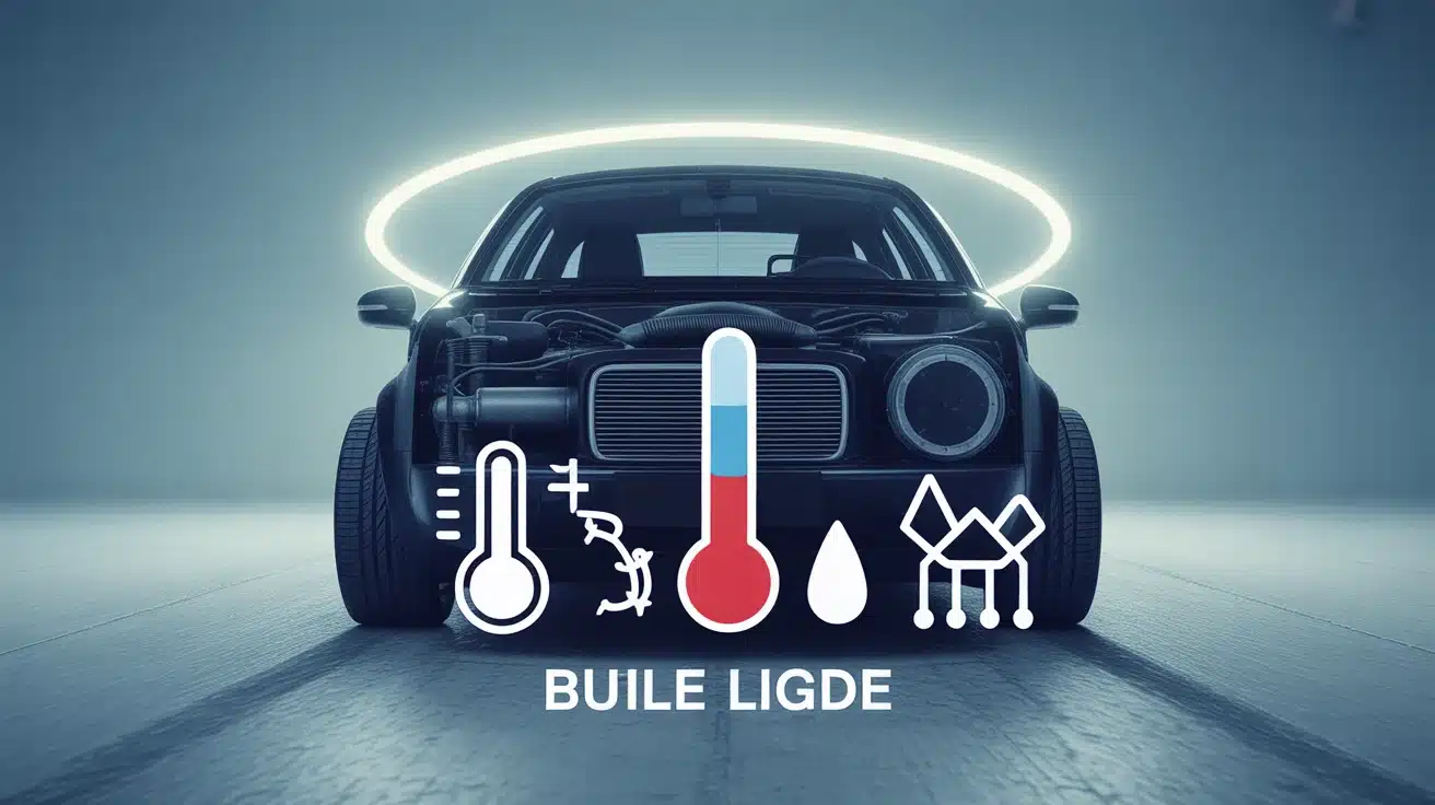 Fuite de liquide de refroidissement, alerte moteur