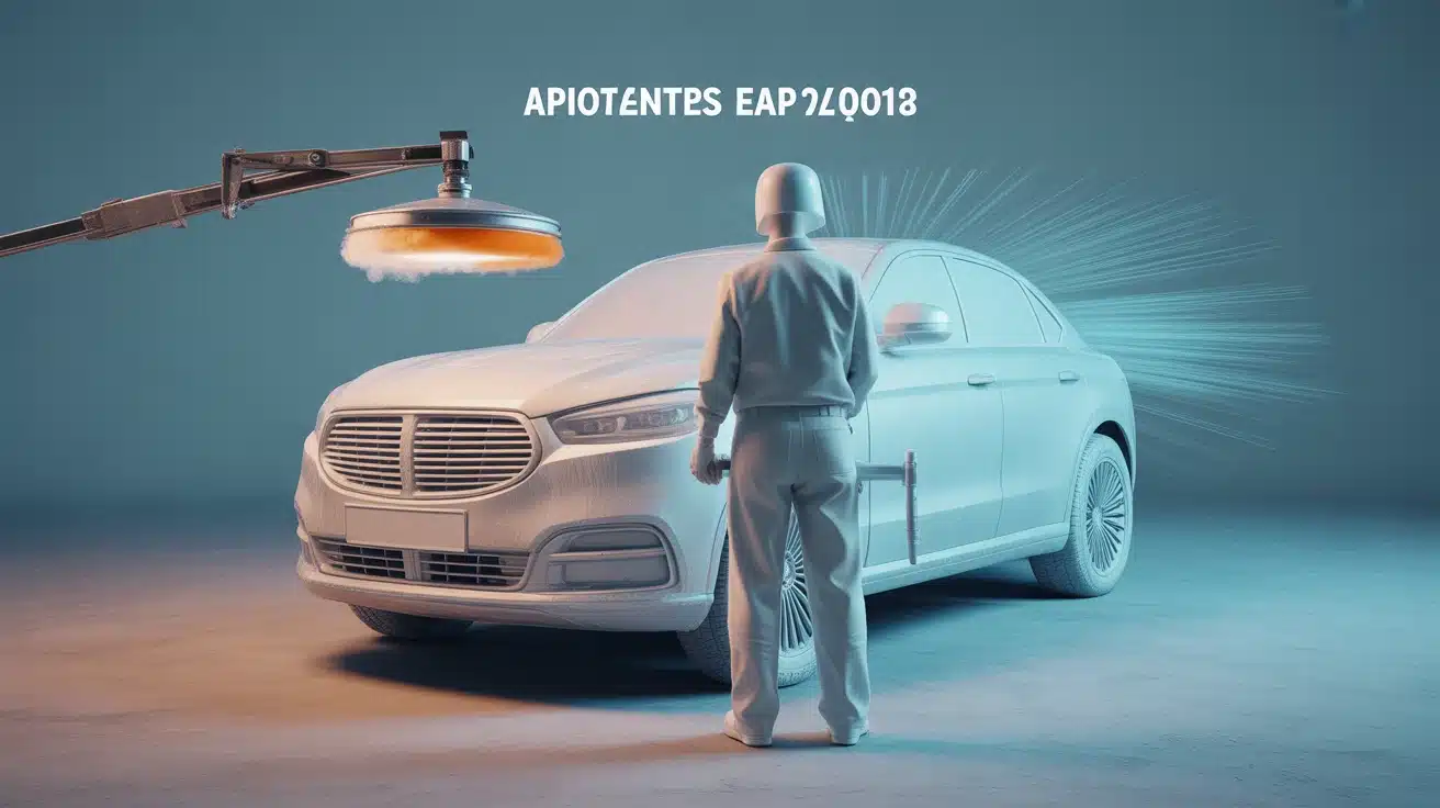 Polisseuse voiture : avant après vernis lustré