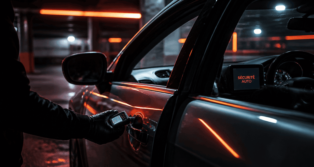 Alarme voiture antivol électronique parking nuit