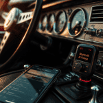 bluetooth voiture transmetteur FM rétro
