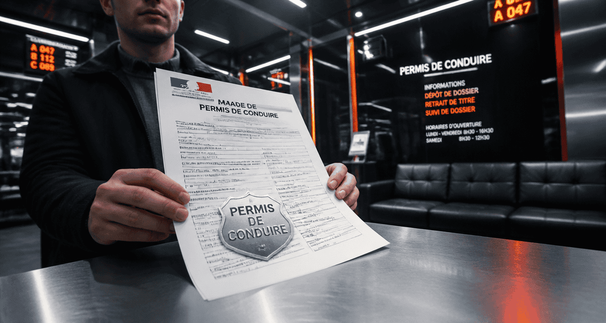delai pour permis de conduire comptoir préfecture