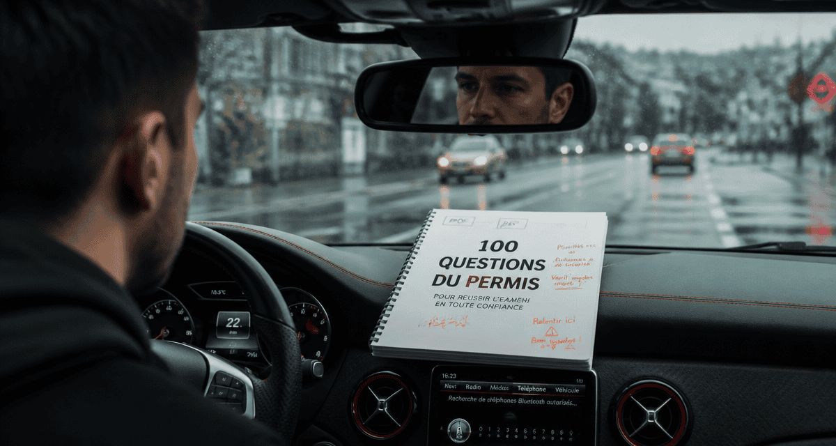 les 100 questions du permis de conduire pdf carnet sur tableau de bord