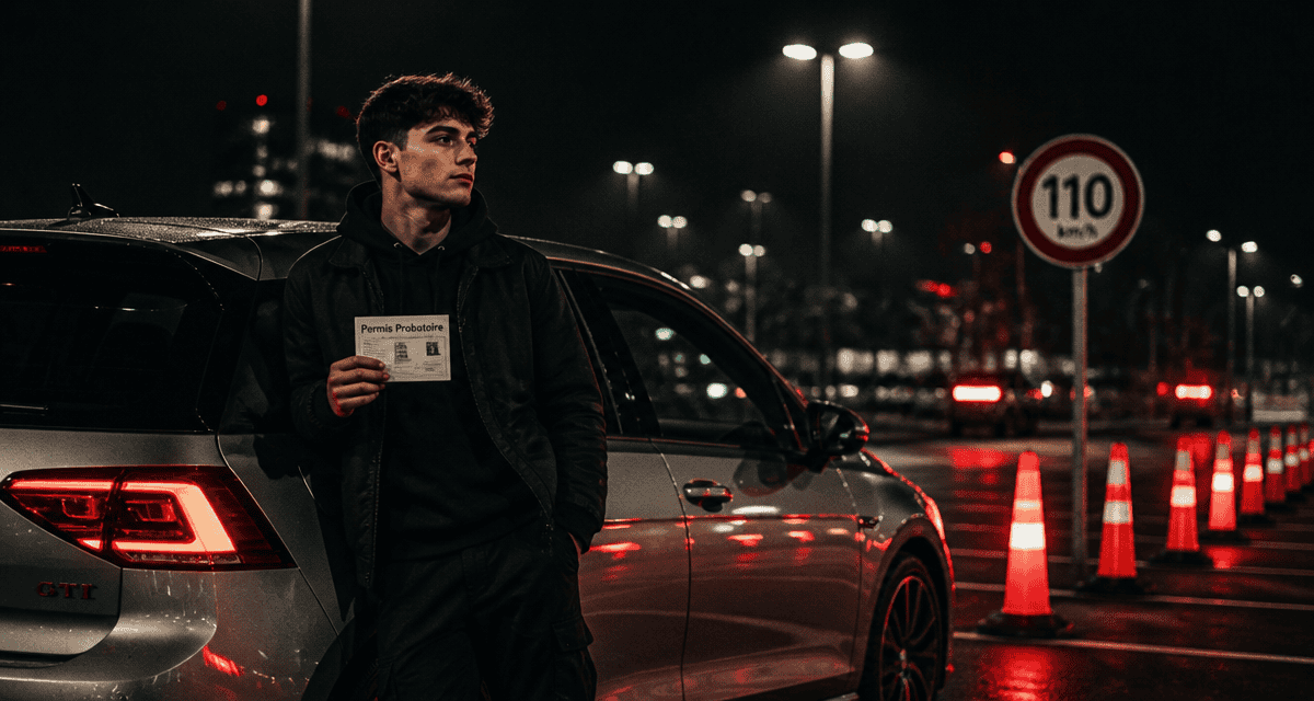 jeune conducteur permis probatoire parking urbain