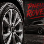 pneu rovelo avis gros plan sur parking urbain