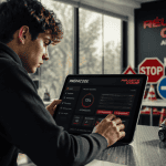 jeune candidat prepacode sur tablette