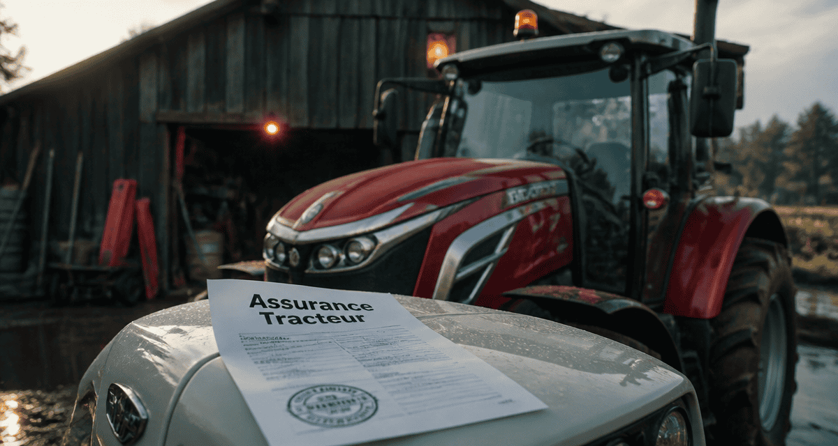 tarif assurance tracteur pour particulier tracteur rouge document