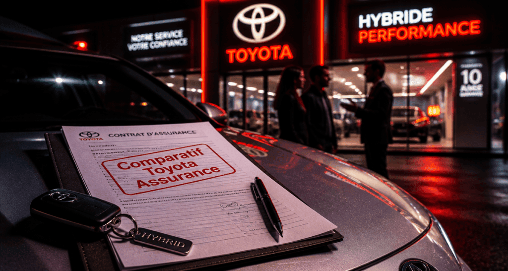 toyota assurance avis contrat sur capot hybride