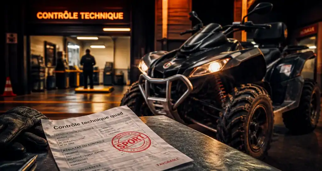controle technique quad : calendrier 2024, quad en contrôle technique
